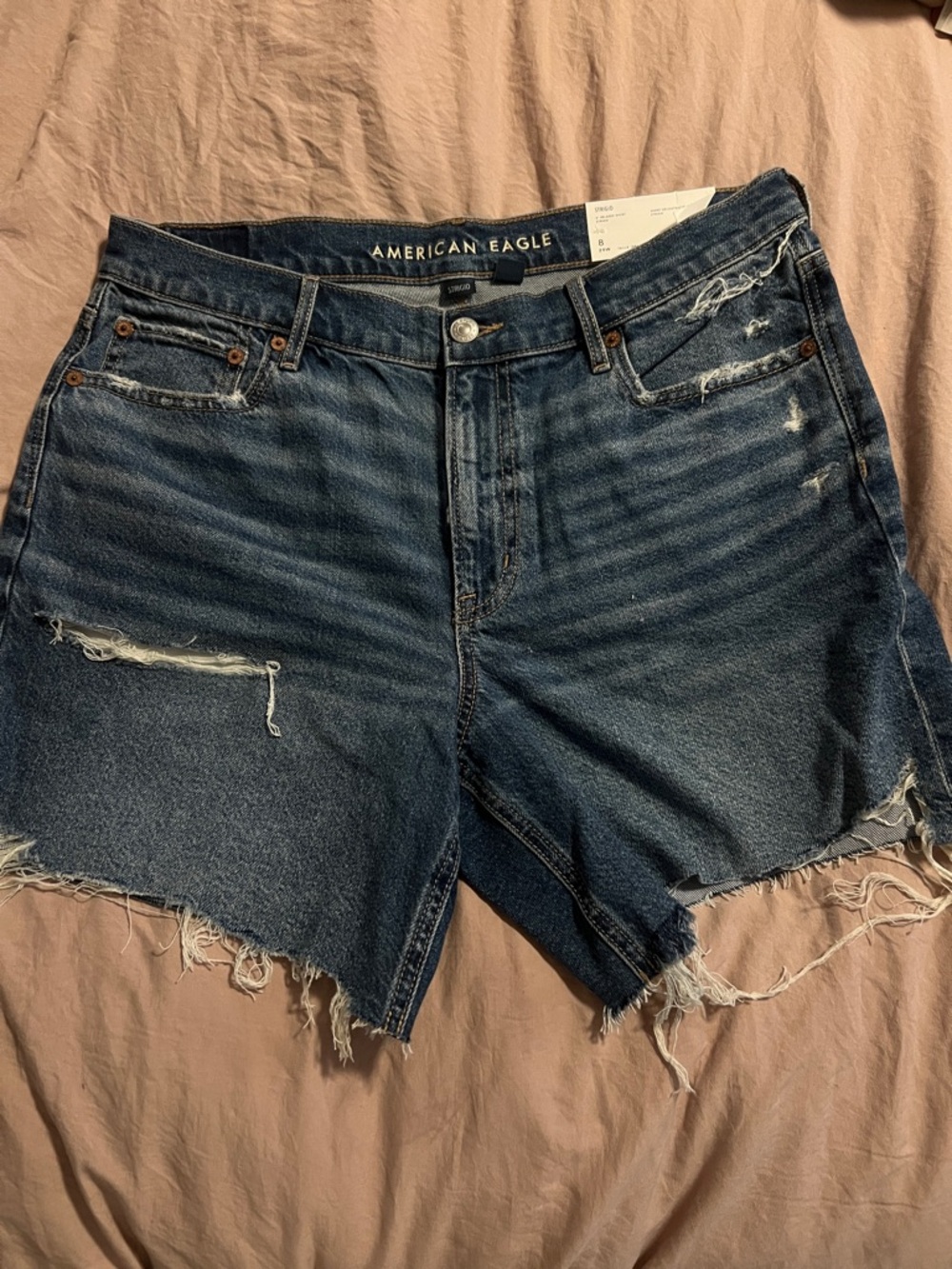 NWT American Eagle Outfitters Women's Distressed Strigid Denim Shorts
